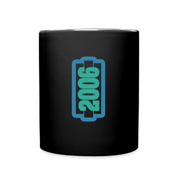 The year 2006 - Full Colour Mug - black - Front