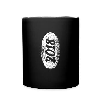 Frei 2018 - Tasse einfarbig - Schwarz - Vorne