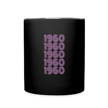 Année 1960 - Mug uni - noir - Devant
