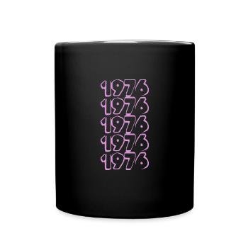 Année 1976 - Mug uni - noir - Devant