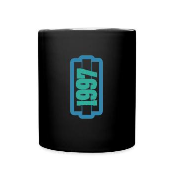 1997 - Tasse einfarbig - Schwarz - Vorne