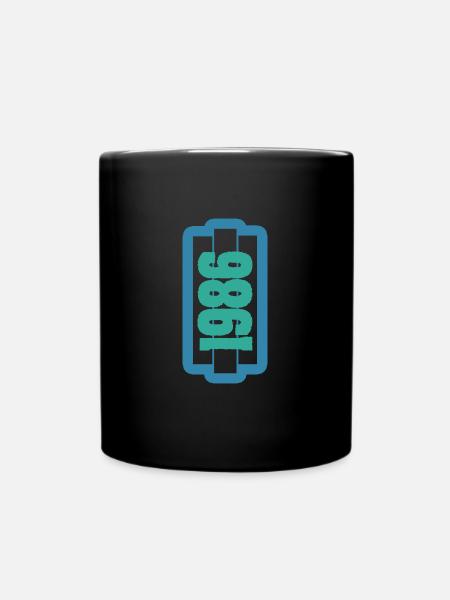 1986 1986 - Tasse einfarbig - Schwarz