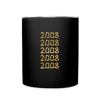 Liberté 2008 - Mug uni - noir - Devant