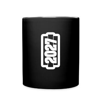 Born in 2027 - Full Colour Mug - black - Front