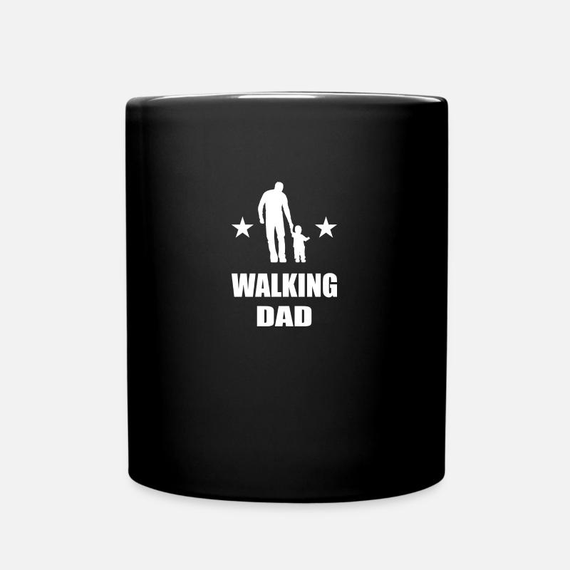 Papa - Tasse einfarbig - Schwarz