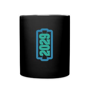 2029 - Tasse einfarbig - Schwarz - Vorne