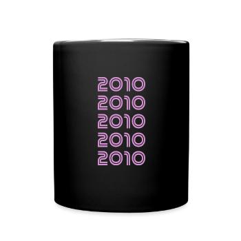 2010 - Tasse einfarbig - Schwarz - Vorne