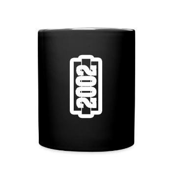 2002 - Tasse einfarbig - Schwarz - Vorne
