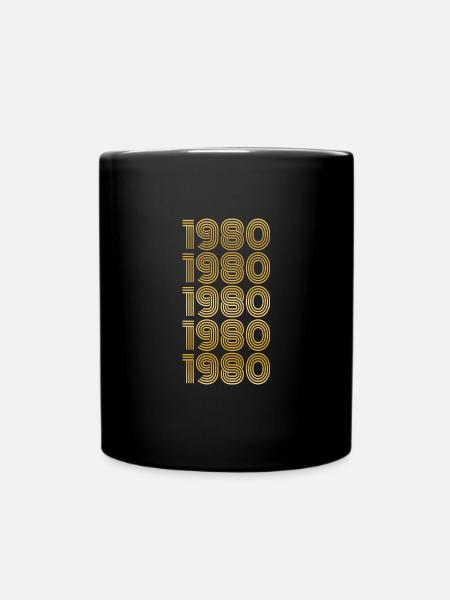 1980 - Mug uni - noir
