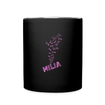 Milia as water - Full Colour Mug - black - Front