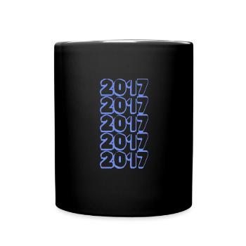 2017 - Tasse einfarbig - Schwarz - Vorne