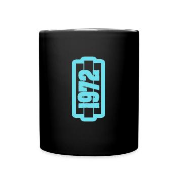 Born in 1972 - Full Colour Mug - black - Front
