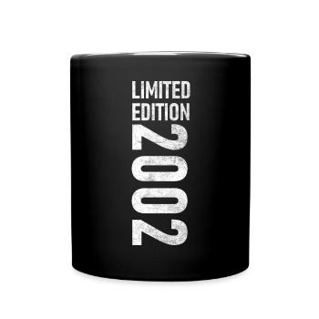 Édition Limitée 2002 21ème Cadeau Anniversaire - Mug uni - noir - Devant