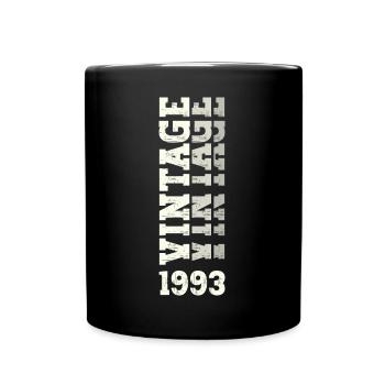 30th Birthday Man Vintage 1993 Vintage - Full Colour Mug - black - Front