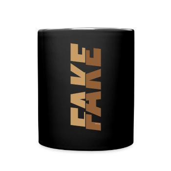 Fake superscript - Full Colour Mug - black - Front