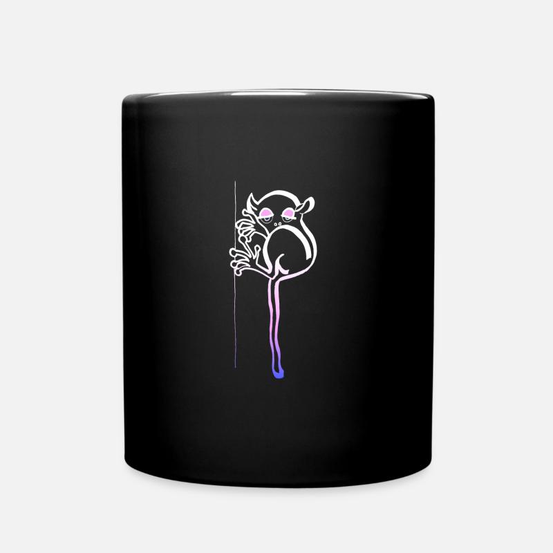 Madagascar mouse lemur - Full Colour Mug - black