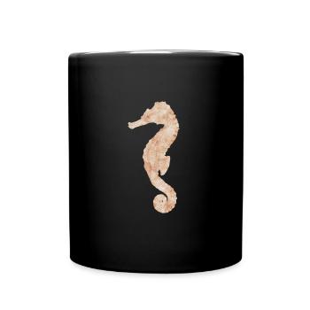 Sea horse - Full Colour Mug - black - Front