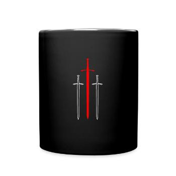 Red sword - Full Colour Mug - black - Front