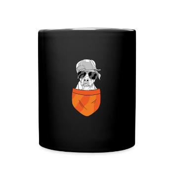 Funny Dog Owners Dogs Puppy Puppies Fun Liebha - Full Colour Mug - black - Front