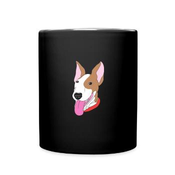 Bull terrier - Mug uni - noir - Devant