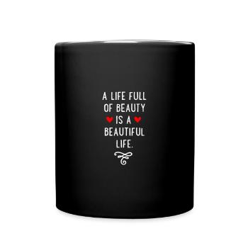 Beauty - Full Colour Mug - black - Front