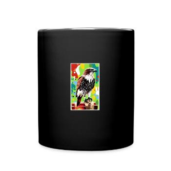 Aigle | Oiseaux | Liberté | Animaux - Mug uni - noir - Devant