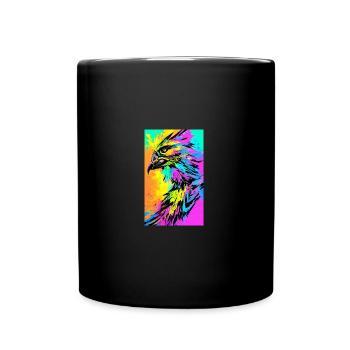 Aigle | Oiseaux | Liberté | Animaux - Mug uni - noir - Devant