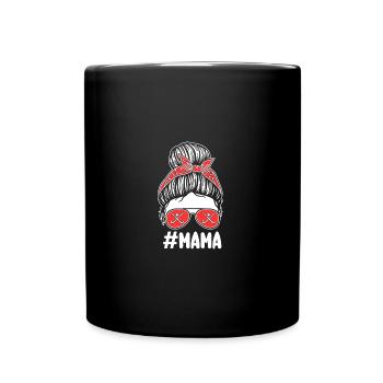 Joueur de hockey sur gazon maman maman hockey sur gazon - Mug uni - noir - Devant