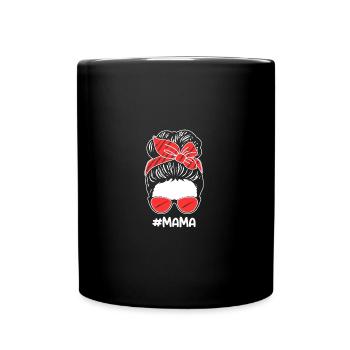 Flûtiste Maman Mère Flûte - Mug uni - noir - Devant