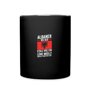 Albanians Albanian Albania - Full Colour Mug - black - Front