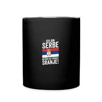 Serbian Serbian Serbia - Full Colour Mug - black - Front