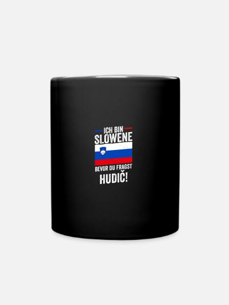 Slowenen Slowenien - Tasse einfarbig - Schwarz