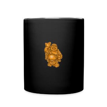Buddha Monk Namaste Buddhaful Day I Gift - Full Colour Mug - black - Front
