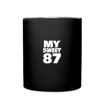 Age 87 - Full Colour Mug - black - Front