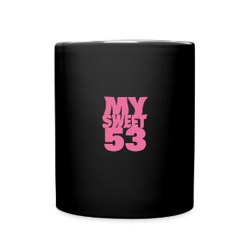 Sweet 53 - Full Colour Mug - black - Front