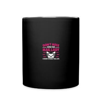 Postman Postman Postman Postman - Full Colour Mug - black - Front