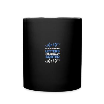 Postman Postman Postman Postman - Full Colour Mug - black - Front