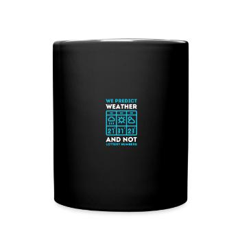 Jeu de mots météorologique pour météorologue - Mug uni - noir - Devant