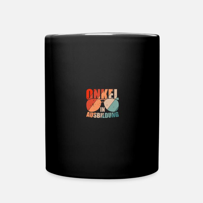 Du Wirst Onkel Werdender Onkel Geschenk - Tasse einfarbig - Schwarz