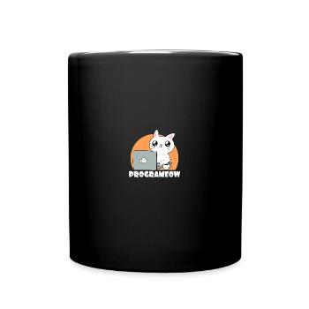Cute Programeow I Are Programmer Programming - Tasse einfarbig - Schwarz - Vorne