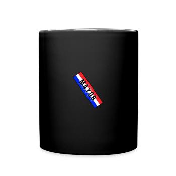 Mayor Sash Costume - Mayor - Tasse einfarbig - Schwarz - Vorne