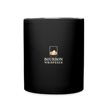Bourbon Whisperer Sayings For Whiskey Drinking - Tasse einfarbig - Schwarz - Vorne