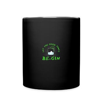 Let the Good Times Be - Tasse einfarbig - Schwarz - Vorne