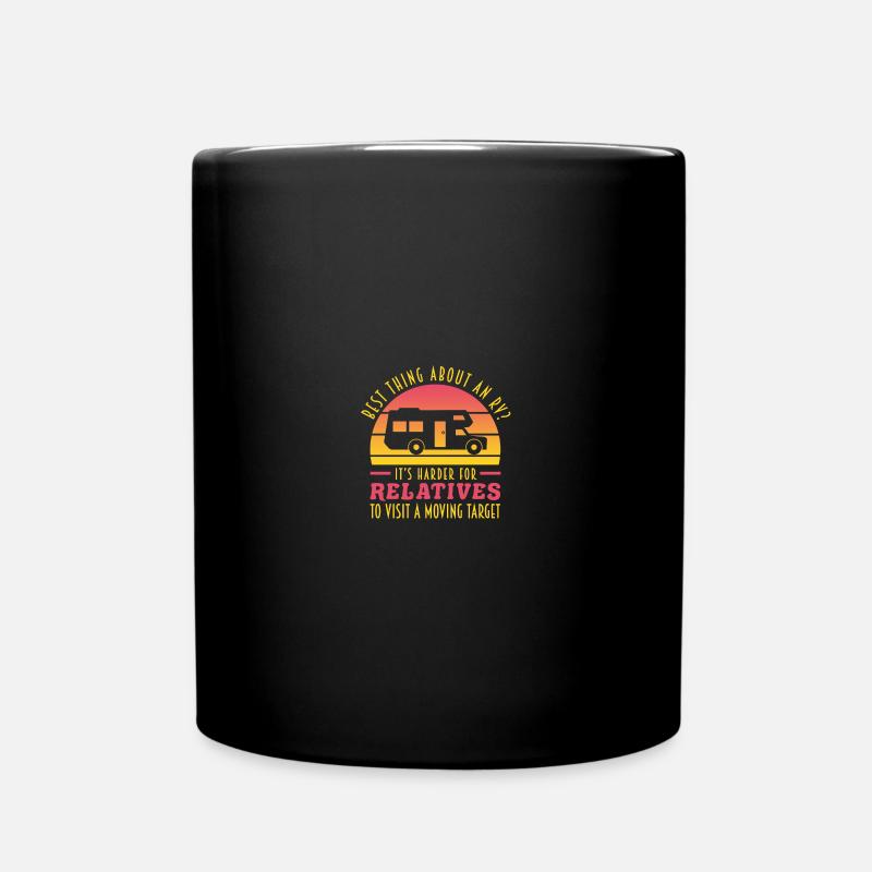 Best Thing About An RV? - Caravan Camping - Tasse einfarbig - Schwarz
