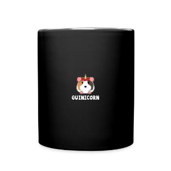 Guinea Pig Guinicorn - Cute pet design - Tasse einfarbig - Schwarz - Vorne