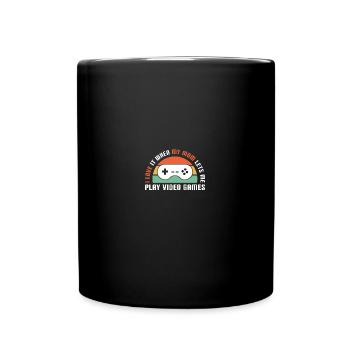 Gaming - I love my Mom - PC Gamer - Tasse einfarbig - Schwarz - Vorne