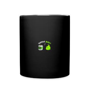 Wasa Bae Wasabi Japanese Food Happy Sushi - Tasse einfarbig - Schwarz - Vorne