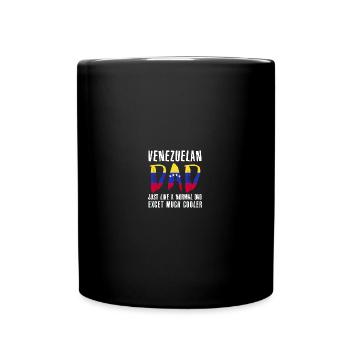 Venezuelan Dad Like Normal Except Cooler - Tasse einfarbig - Schwarz - Vorne