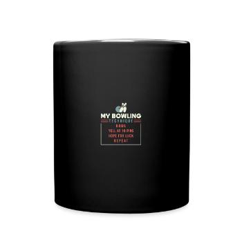 My Bowling Technique - Bowling - Tasse einfarbig - Schwarz - Vorne