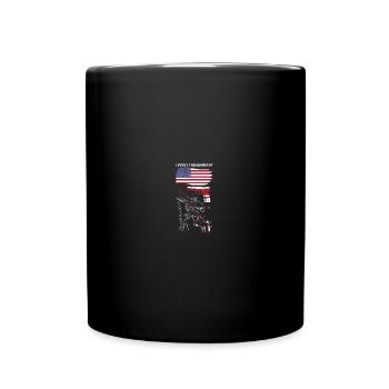 I Study Triggernometry USA American Flag 2nd - Tasse einfarbig - Schwarz - Vorne